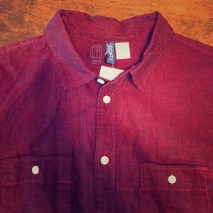 Comfortable casual button down